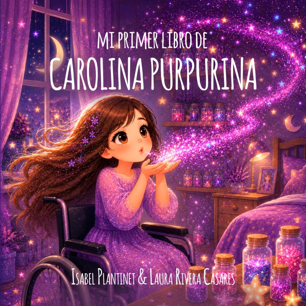 Copertina di «Mi primer libro de Carolina Purpurina», edizione spagnola